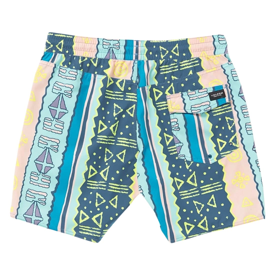 Volcom Lido Print 17 Trunk - Crete Blue