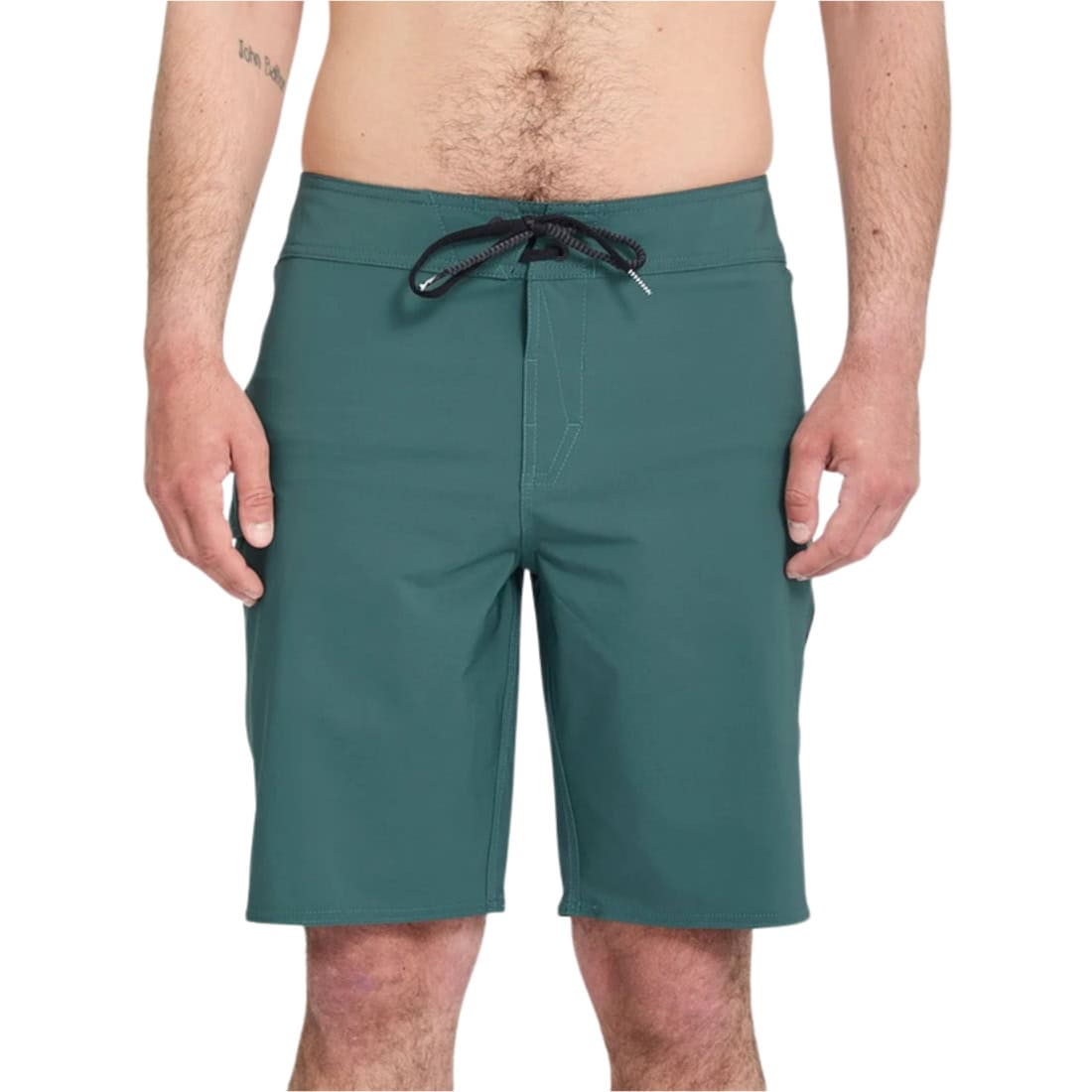 Volcom Lido Solid Mod 20" Boardshorts - Rifle Green - Mens Boardshorts by Volcom