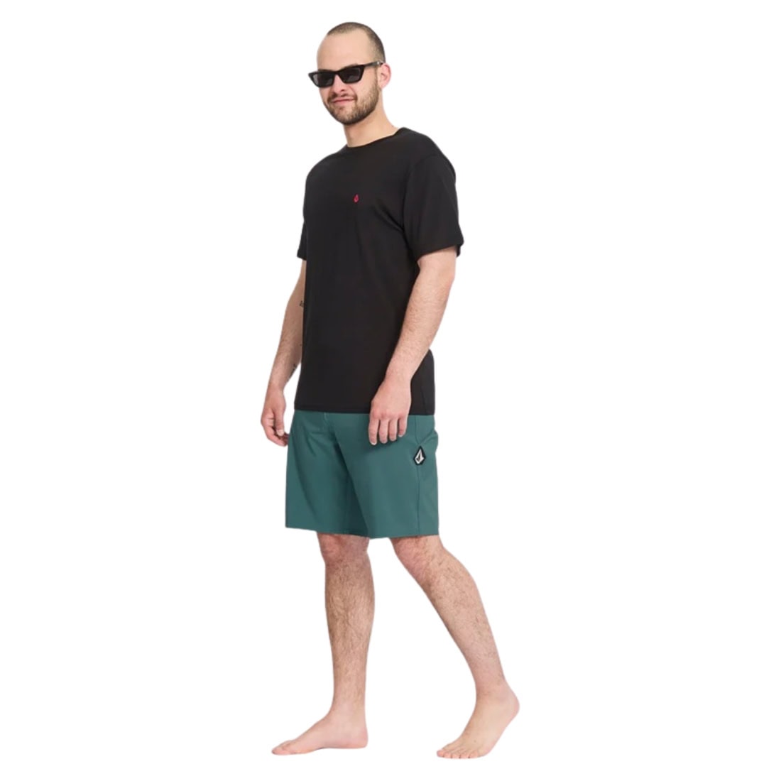 Volcom Lido Solid Mod 20" Boardshorts - Rifle Green - Mens Boardshorts by Volcom