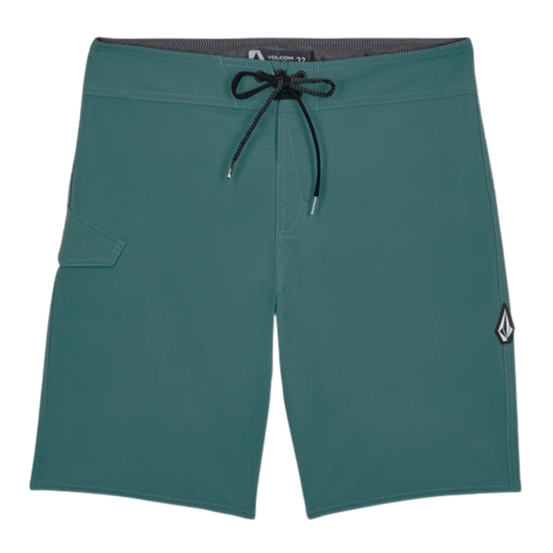 Volcom Lido Solid Mod 20" Boardshorts - Rifle Green - Mens Boardshorts by Volcom