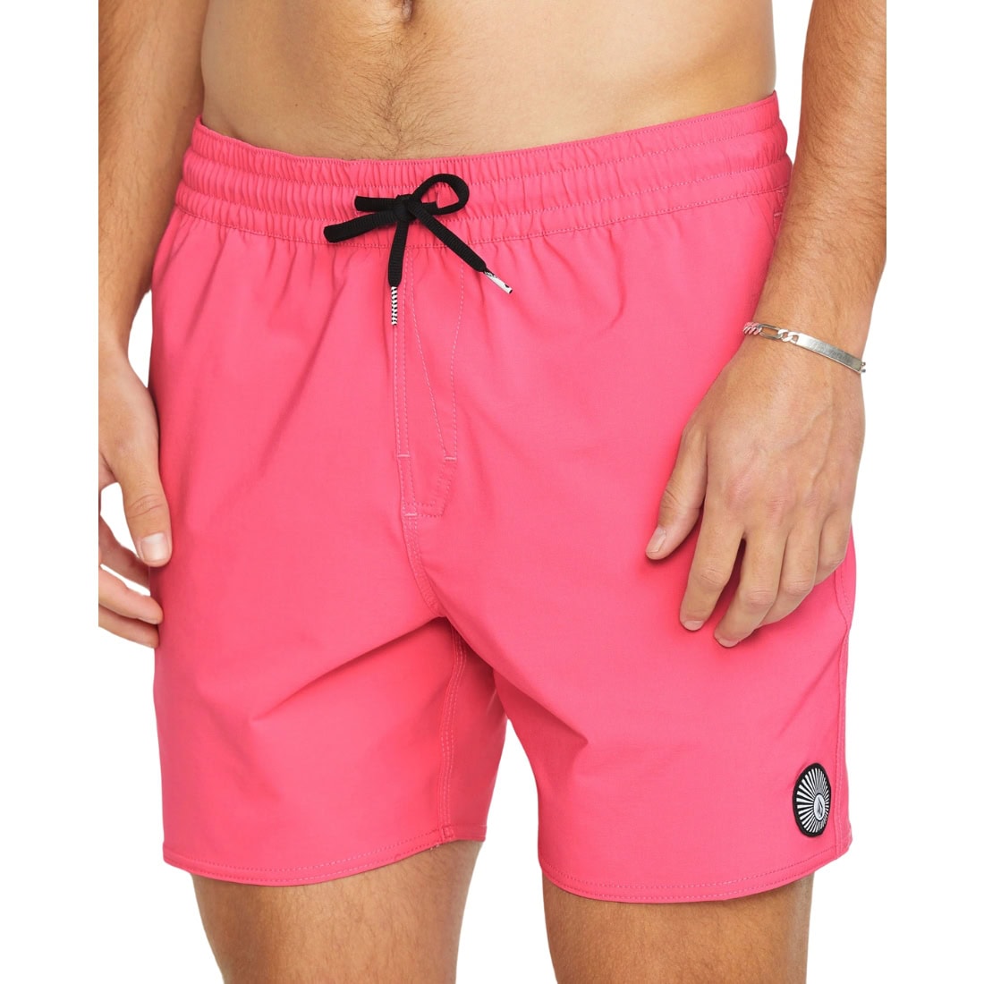 Volcom Lido Solid Trunk 16 Boardshort - Neon Pink - Mens Boardshorts by Volcom