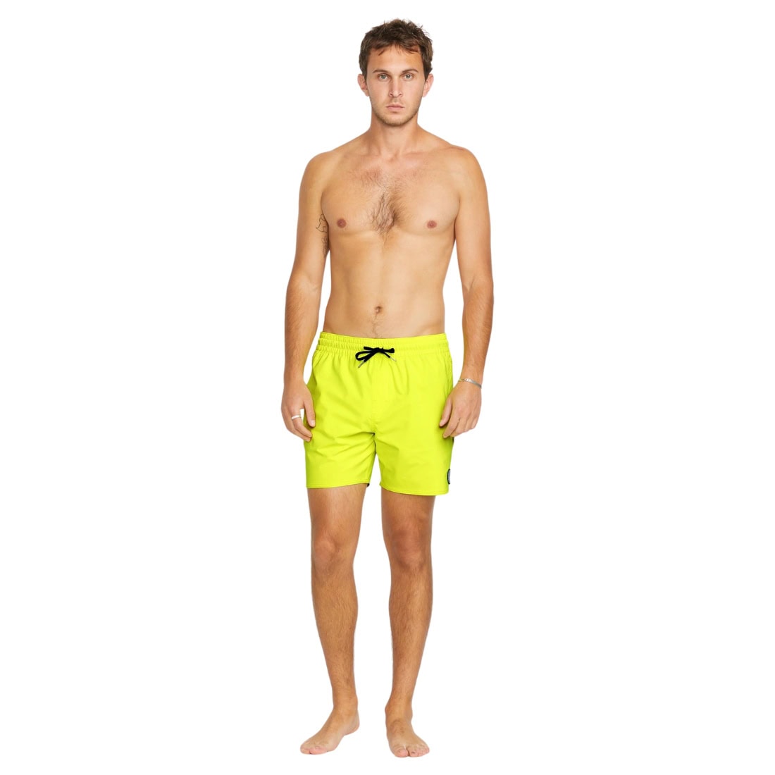Volcom Lido Solid Trunk 16 Boardshort - Tennis Ball - Mens Boardshorts by Volcom