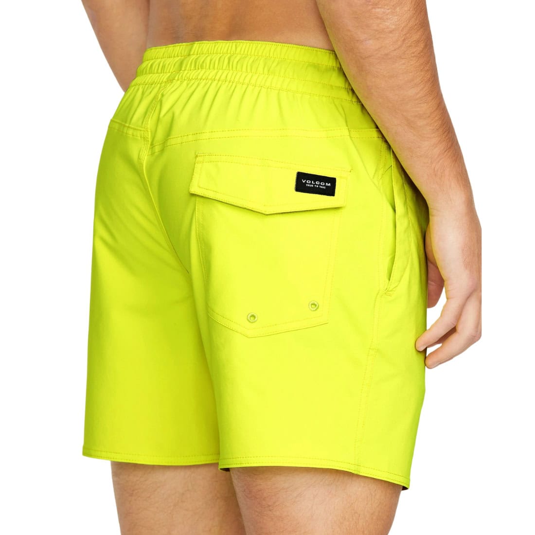 Volcom Lido Solid Trunk 16 Boardshort - Tennis Ball - Mens Boardshorts by Volcom
