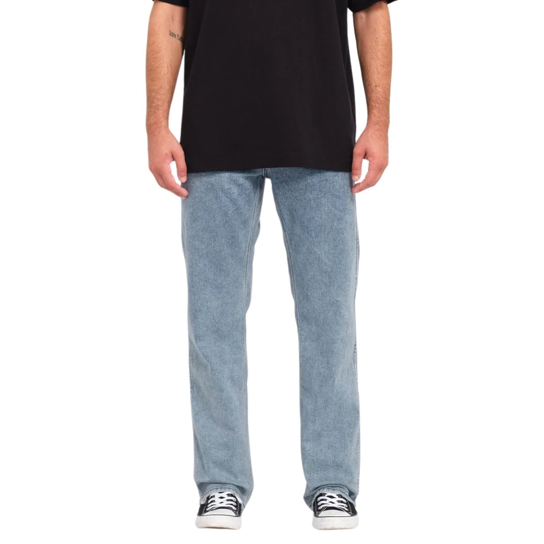 Volcom Modown Denim Jeans - Ash - Mens Relaxed/Loose Denim Jeans by Volcom