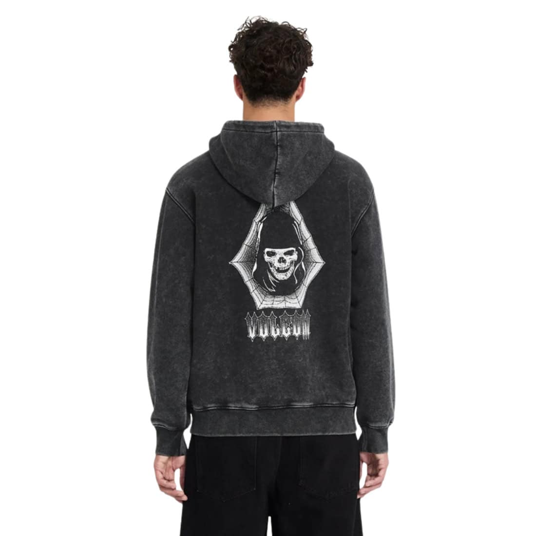 Volcom Noder Pullover Hoodie - Light Acid Black - Mens Pullover Hoodie by Volcom