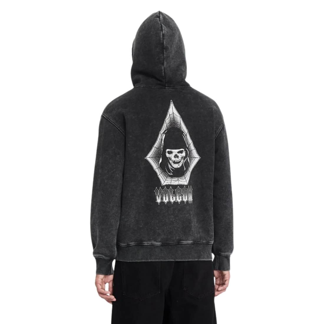 Volcom Noder Pullover Hoodie - Light Acid Black - Mens Pullover Hoodie by Volcom