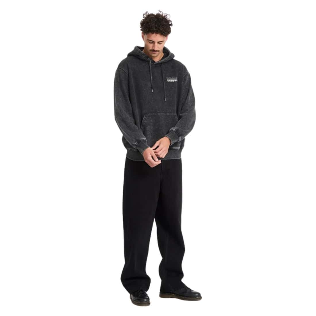 Volcom Noder Pullover Hoodie - Light Acid Black - Mens Pullover Hoodie by Volcom
