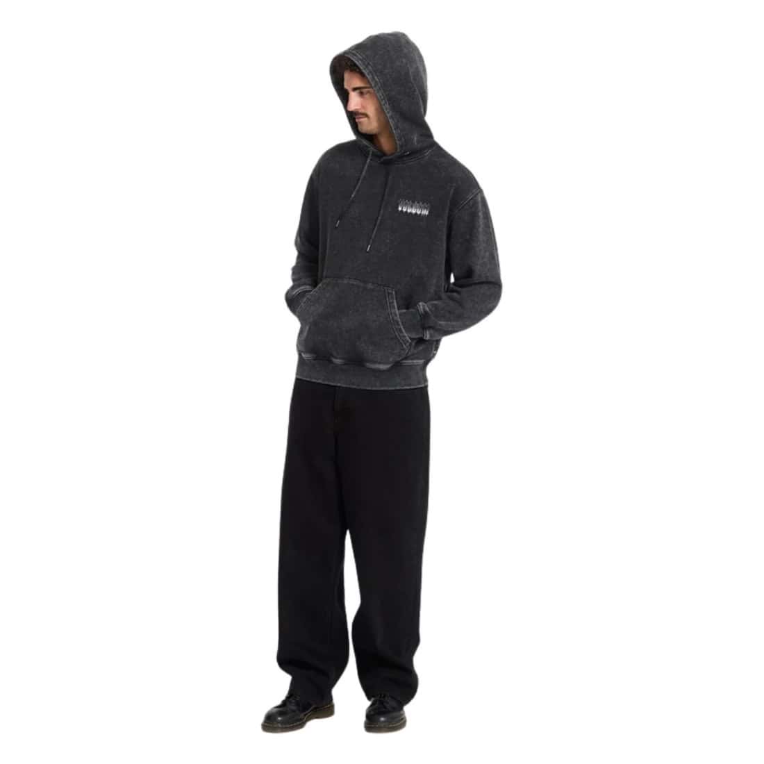 Volcom Noder Pullover Hoodie - Light Acid Black - Mens Pullover Hoodie by Volcom