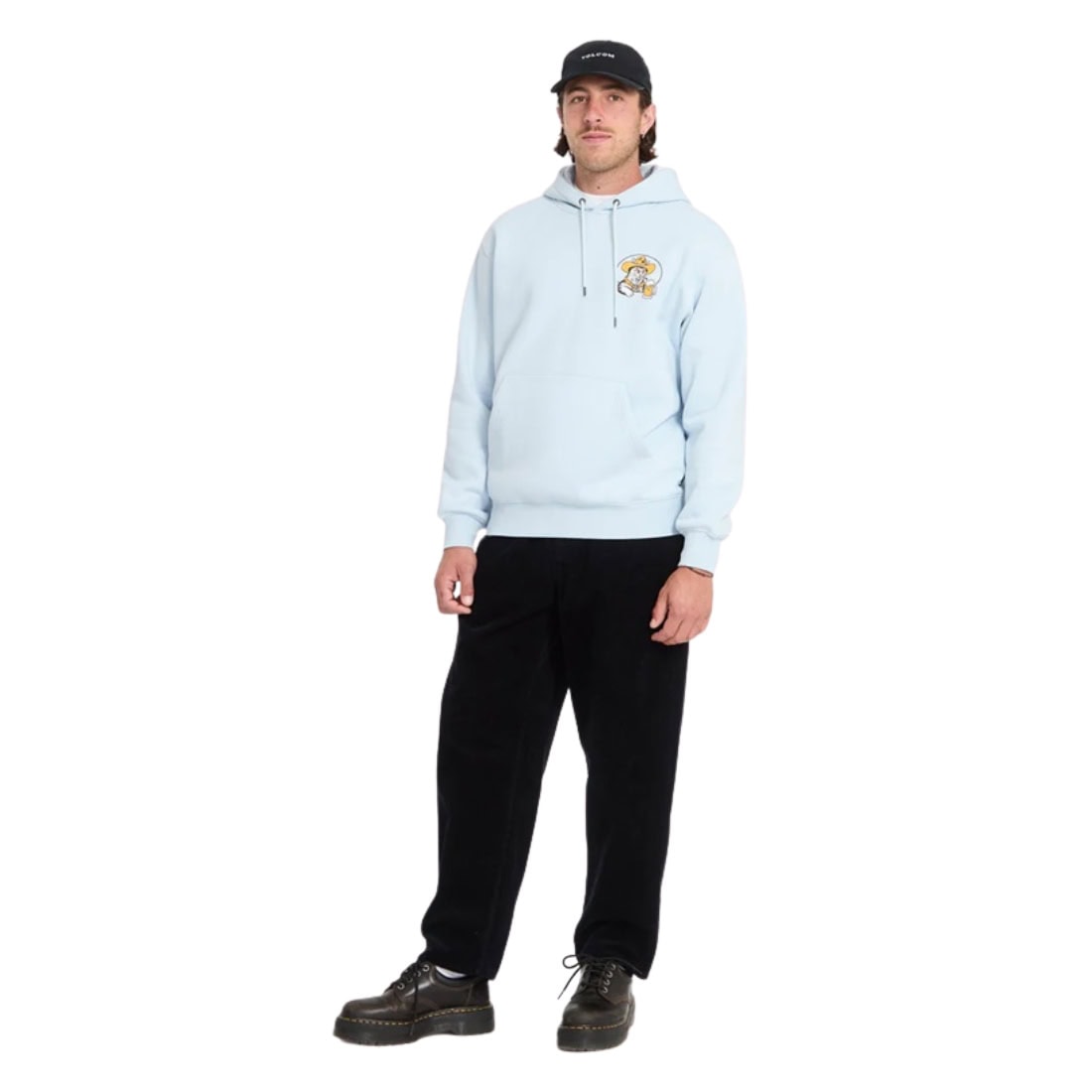 Volcom Noder Pullover Hoodie - Light Blue Acid - Mens Pullover Hoodie by Volcom