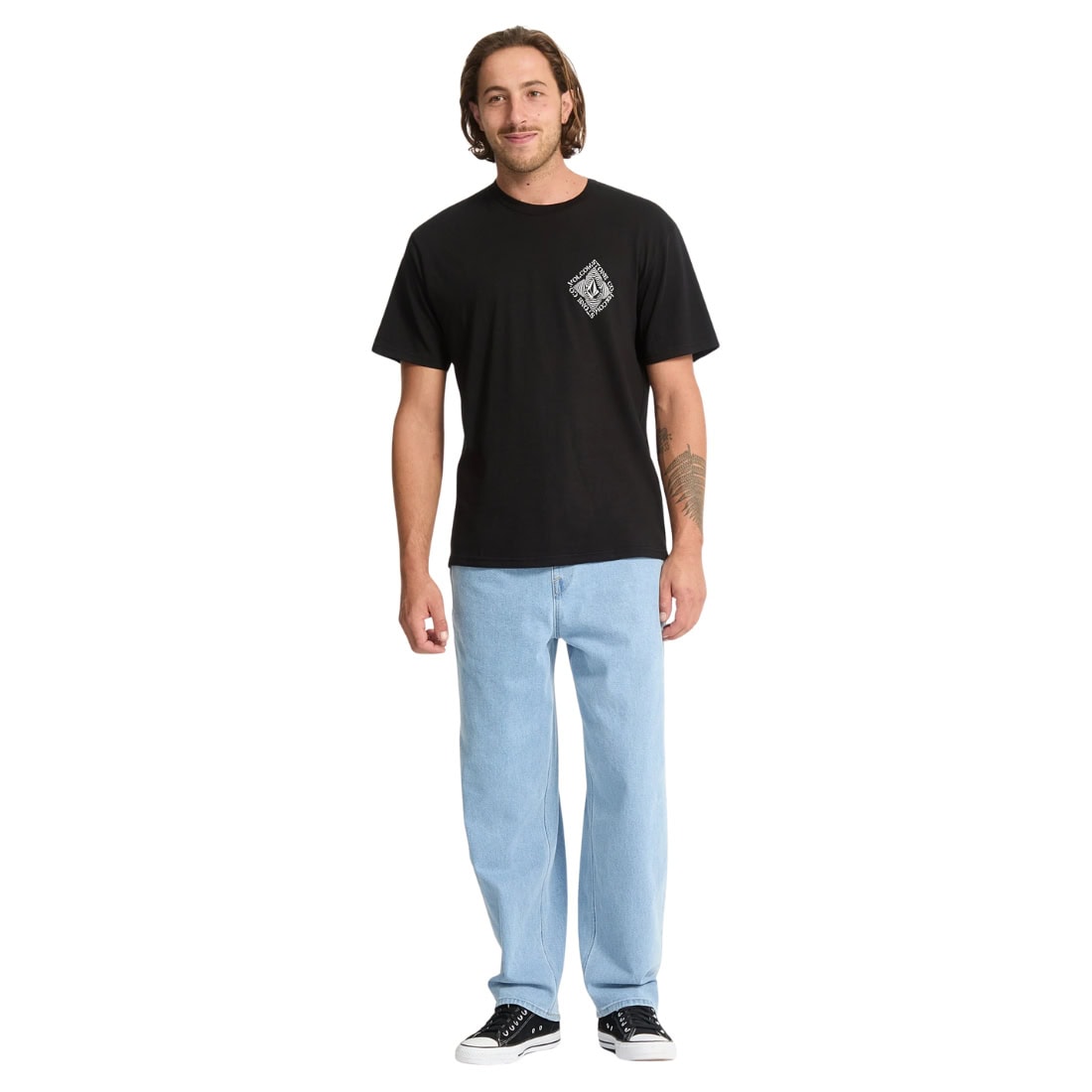 Volcom Obtical T-Shirt - Black - Mens Graphic T-Shirt by Volcom