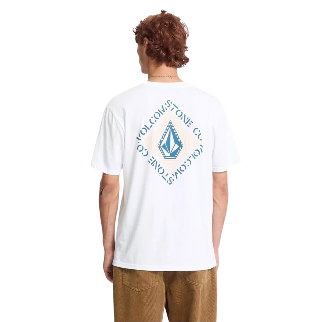 Volcom Obtical T-Shirt - White - Mens Graphic T-Shirt by Volcom