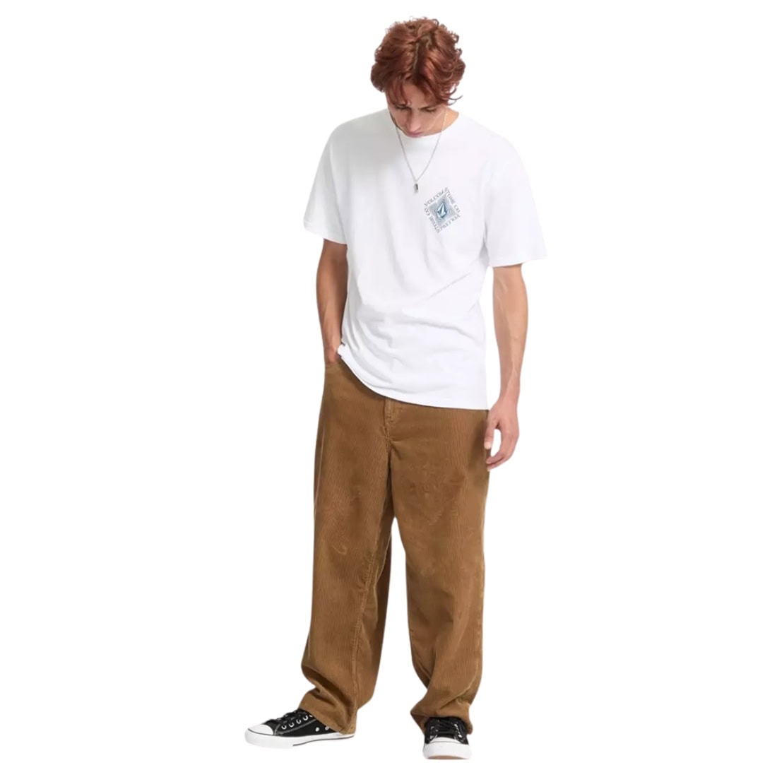 Volcom Obtical T-Shirt - White - Mens Graphic T-Shirt by Volcom