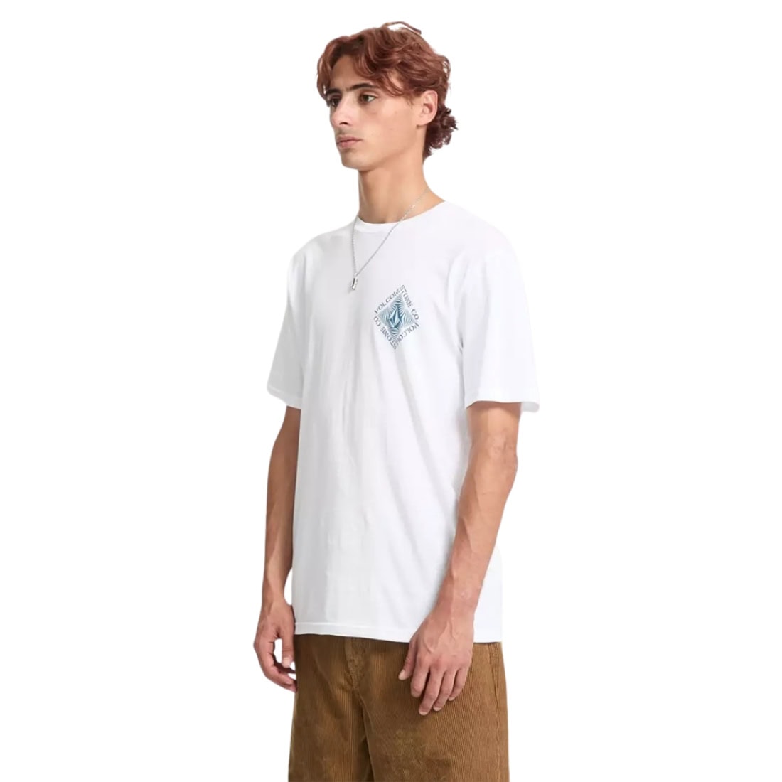 Volcom Obtical T-Shirt - White - Mens Graphic T-Shirt by Volcom
