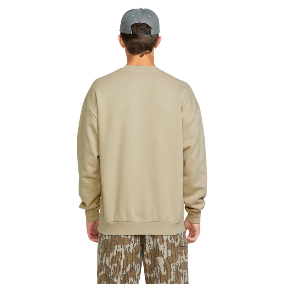 Volcom Operators Crew - Light Khaki - Mens Crew Neck Sweatshirt by Volcom