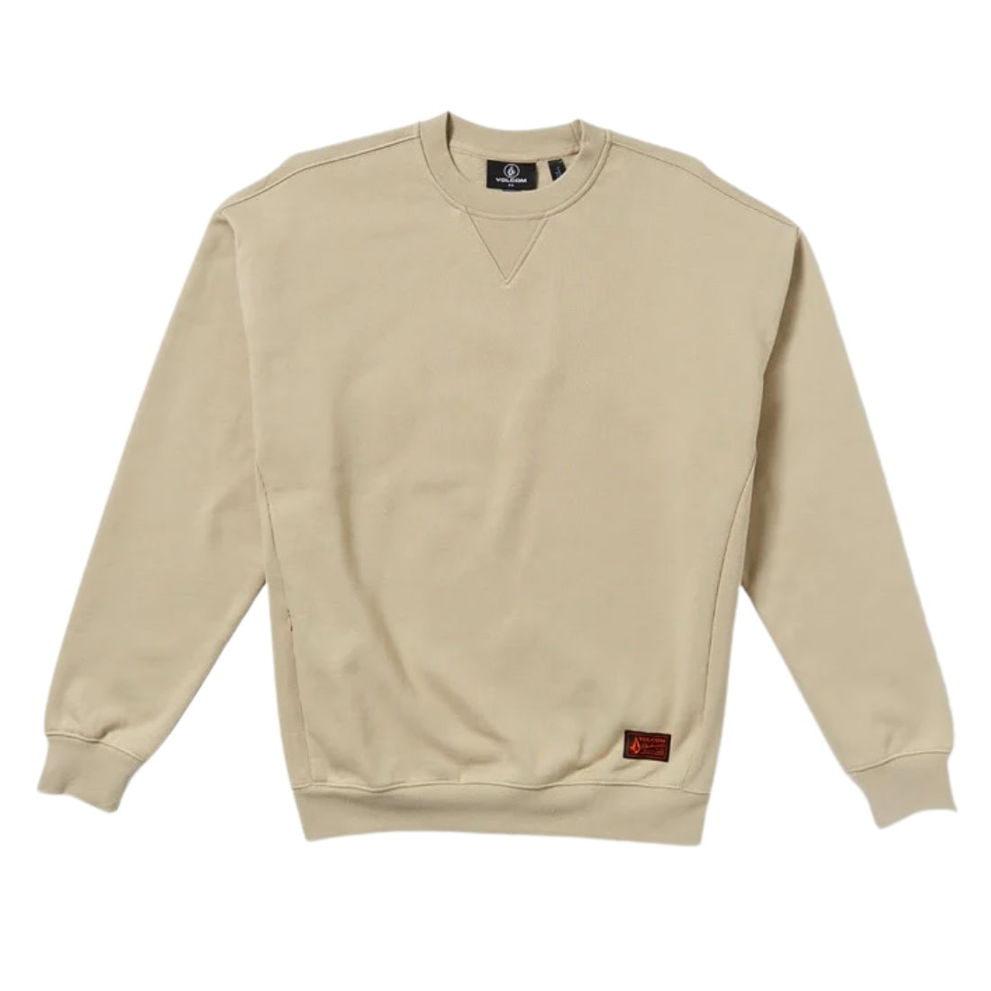 Volcom Operators Crew - Light Khaki - Mens Crew Neck Sweatshirt by Volcom