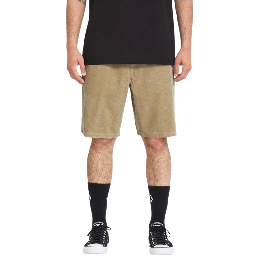 Volcom Outer Spaced Corduroy Shorts - Khaki - Mens Walk Shorts by Volcom