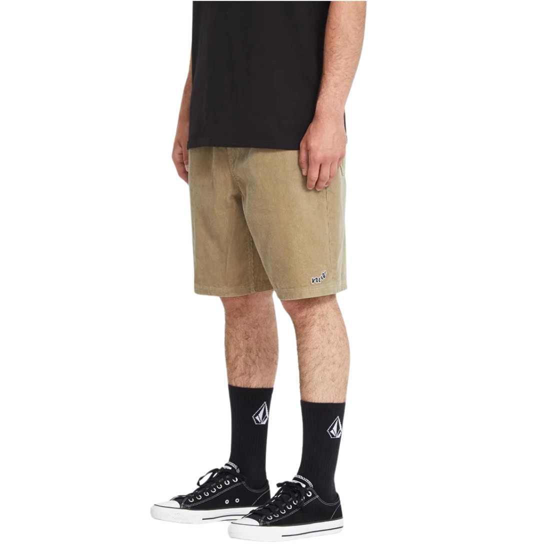 Volcom Outer Spaced Corduroy Shorts - Khaki - Mens Walk Shorts by Volcom