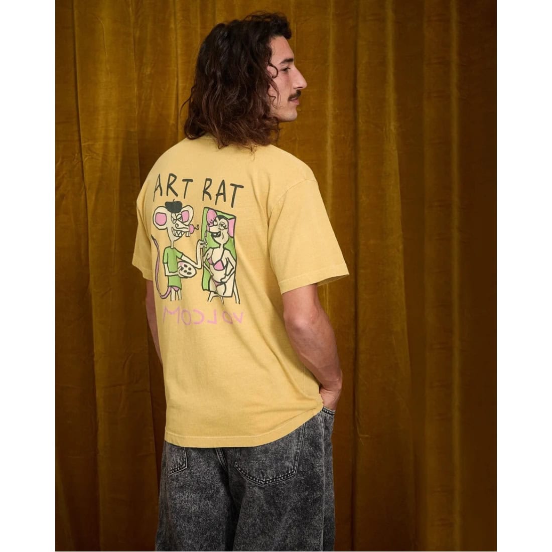 Volcom Ozzy 2 T-Shirt - Mustard - Mens Graphic T-Shirt by Volcom