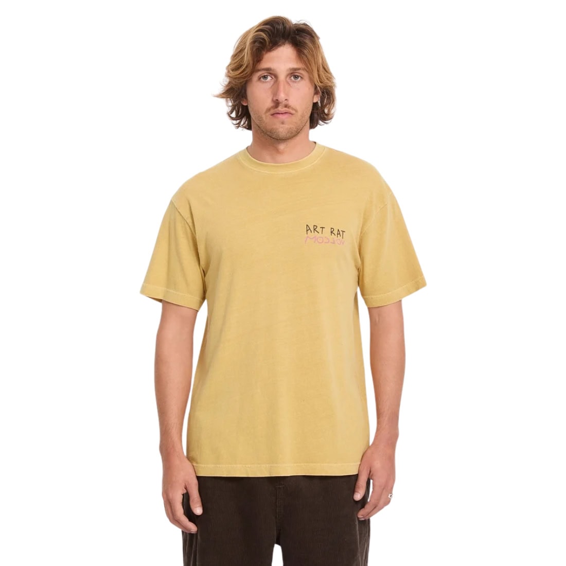Volcom Ozzy 2 T-Shirt - Mustard - Mens Graphic T-Shirt by Volcom