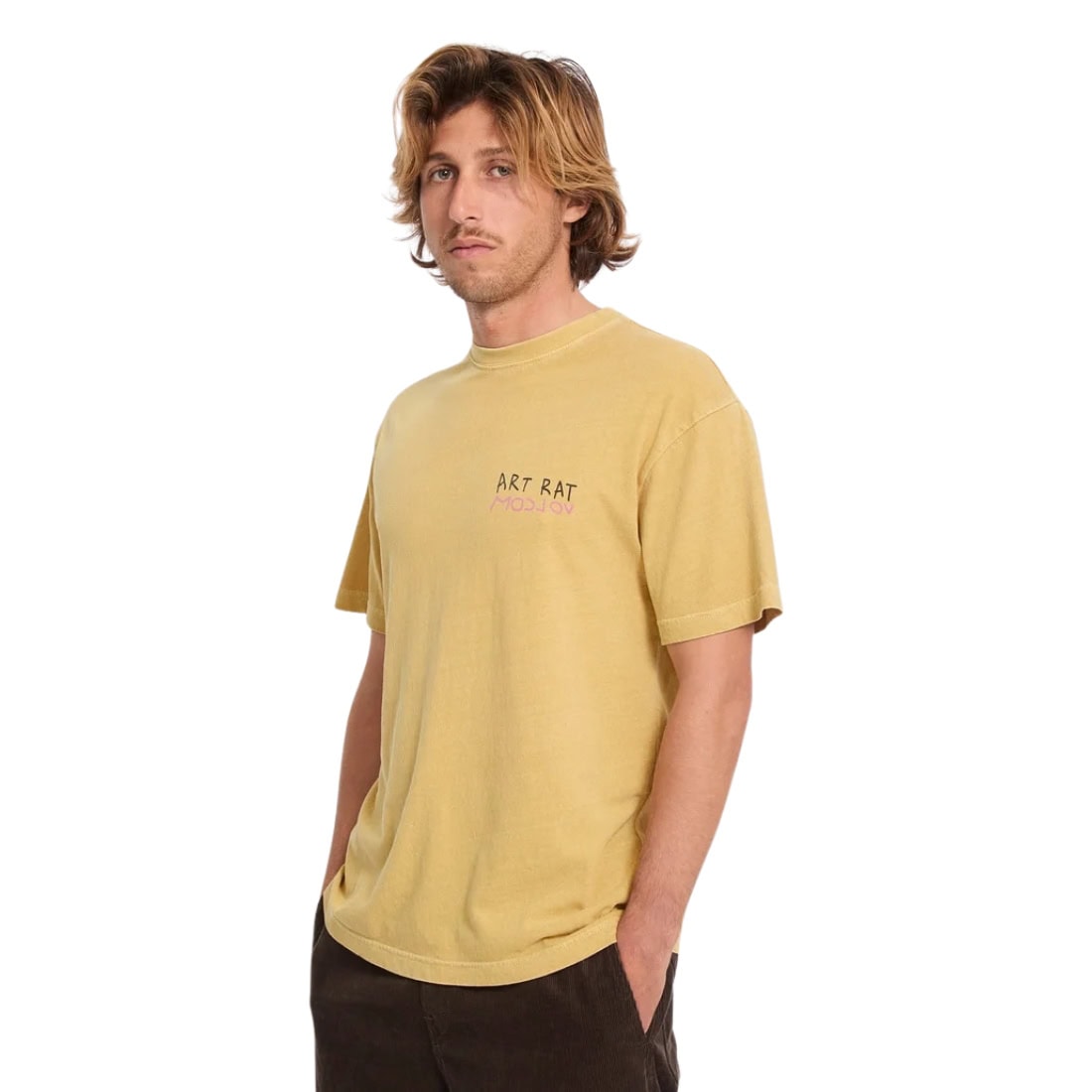 Volcom Ozzy 2 T-Shirt - Mustard - Mens Graphic T-Shirt by Volcom