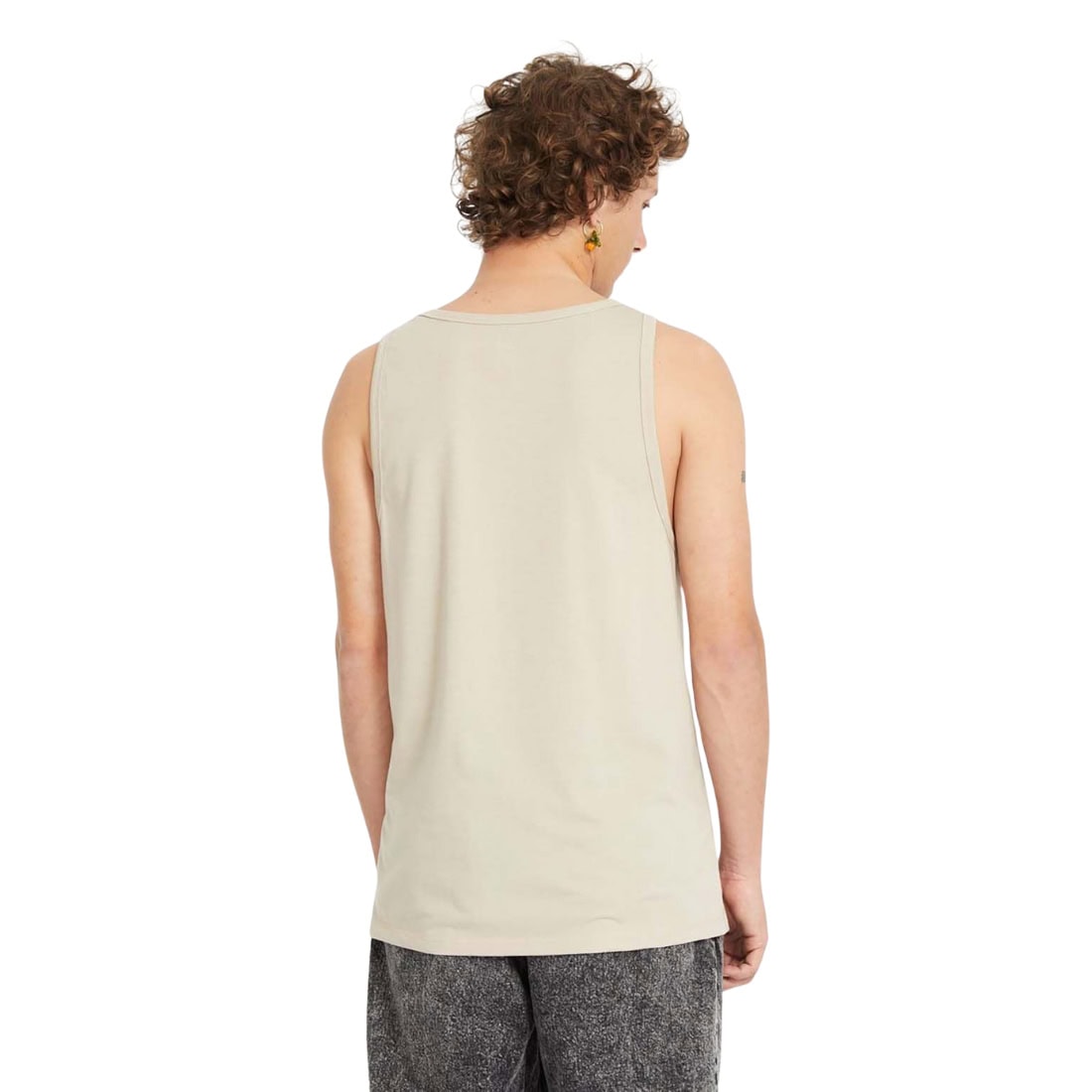 Volcom Pistol Stone Heather Tank Top Vest - Light Khaki - Mens Surf Brand Vest/Tank Top by Volcom