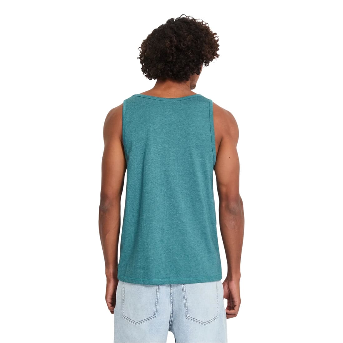 Volcom Pistol Stone Heather Tank Top Vest - Rifle Green - Mens Skate Brand Vest/Tank Top by Volcom