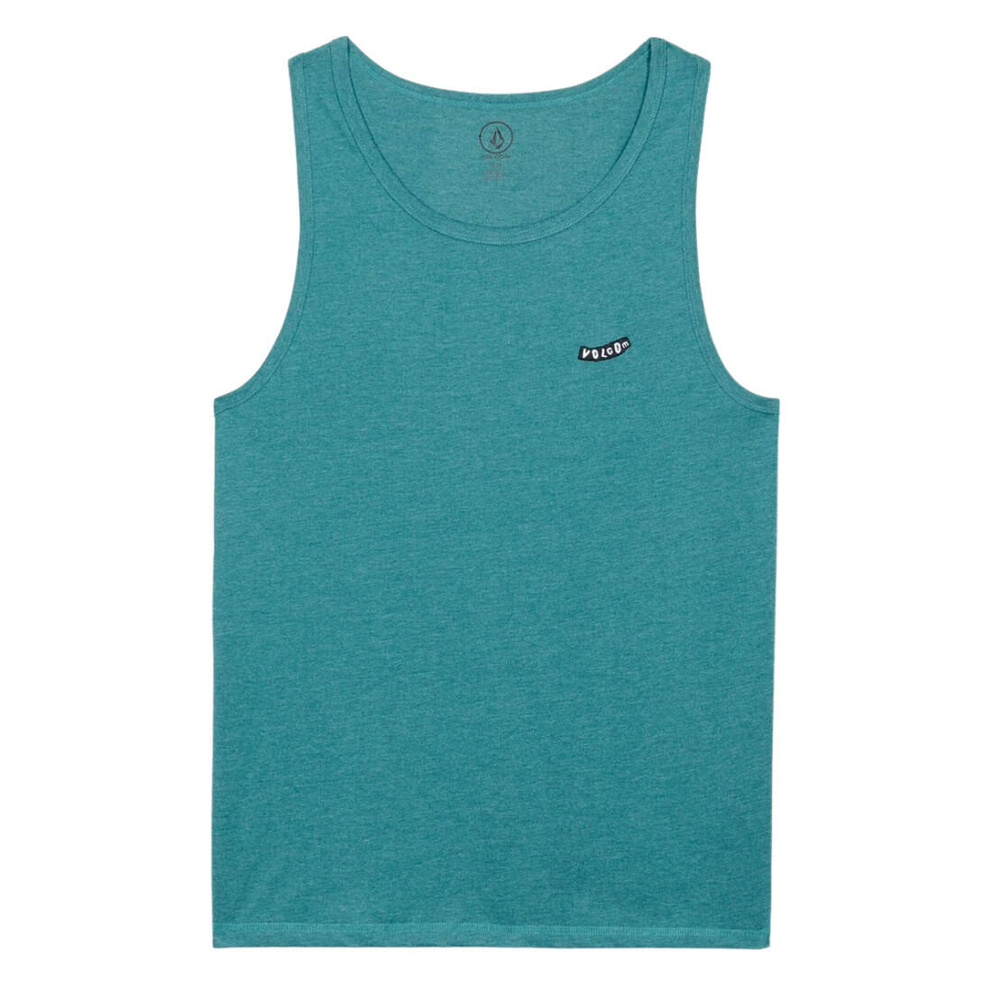 Volcom Pistol Stone Heather Tank Top Vest - Rifle Green - Mens Skate Brand Vest/Tank Top by Volcom