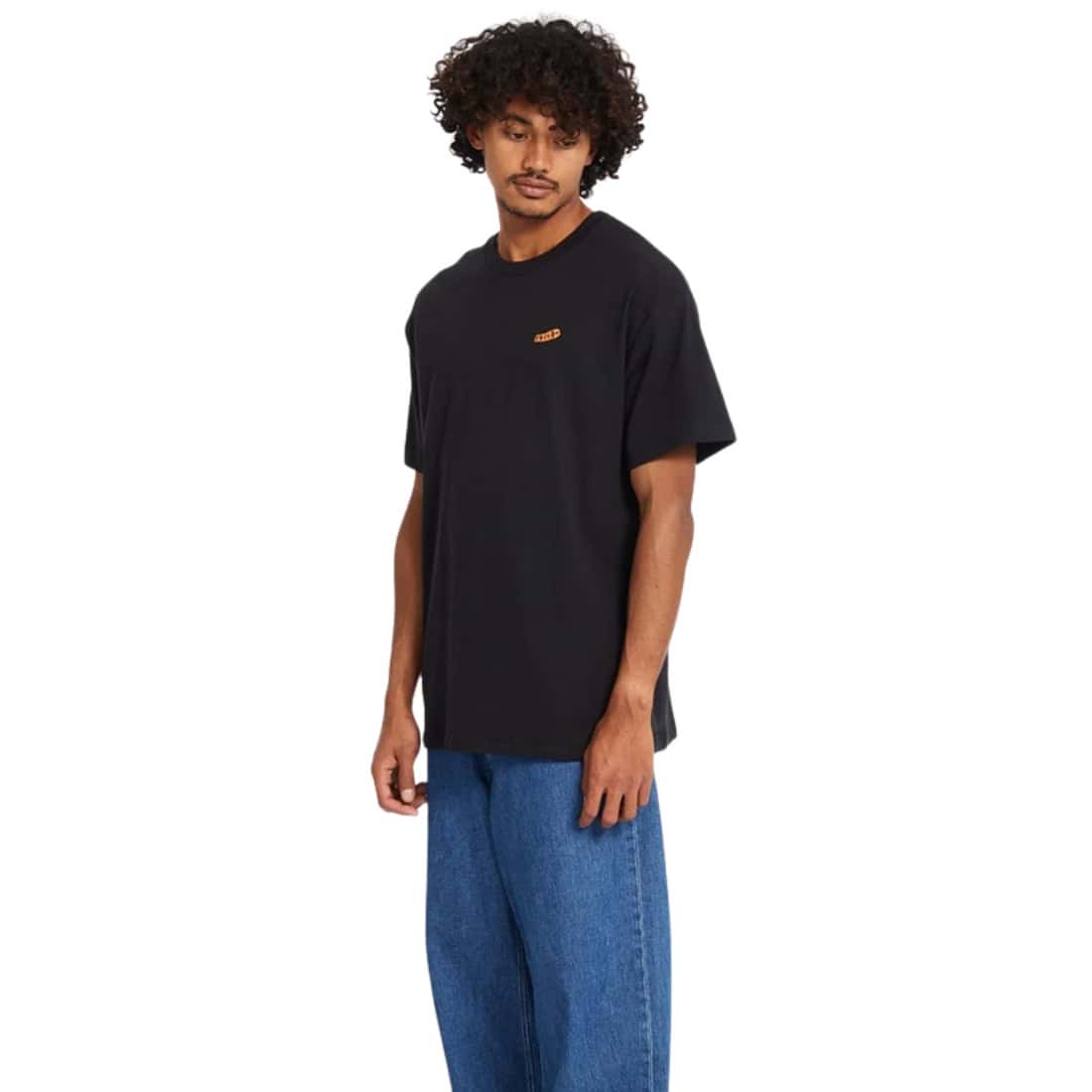 Volcom Pistol Stone Loose T-Shirt - Black SP26 - Mens Plain T-Shirt by Volcom