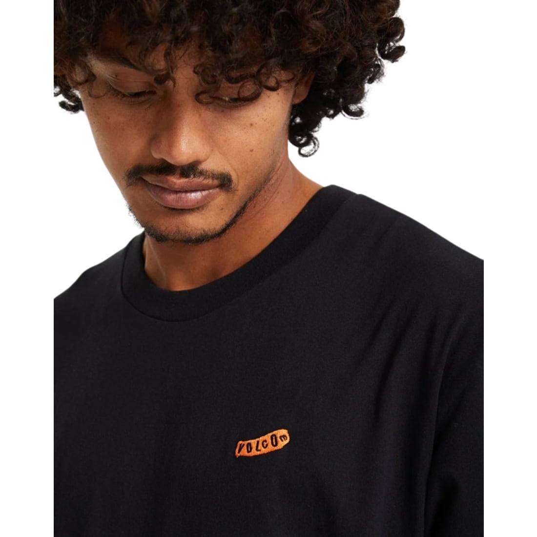 Volcom Pistol Stone Loose T-Shirt - Black SP26 - Mens Plain T-Shirt by Volcom