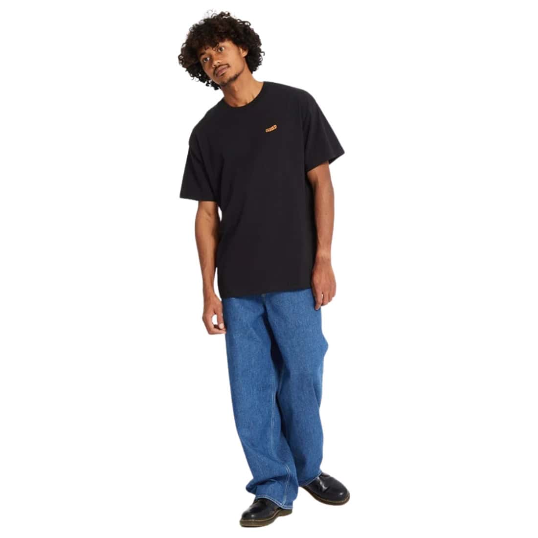 Volcom Pistol Stone Loose T-Shirt - Black SP26 - Mens Plain T-Shirt by Volcom