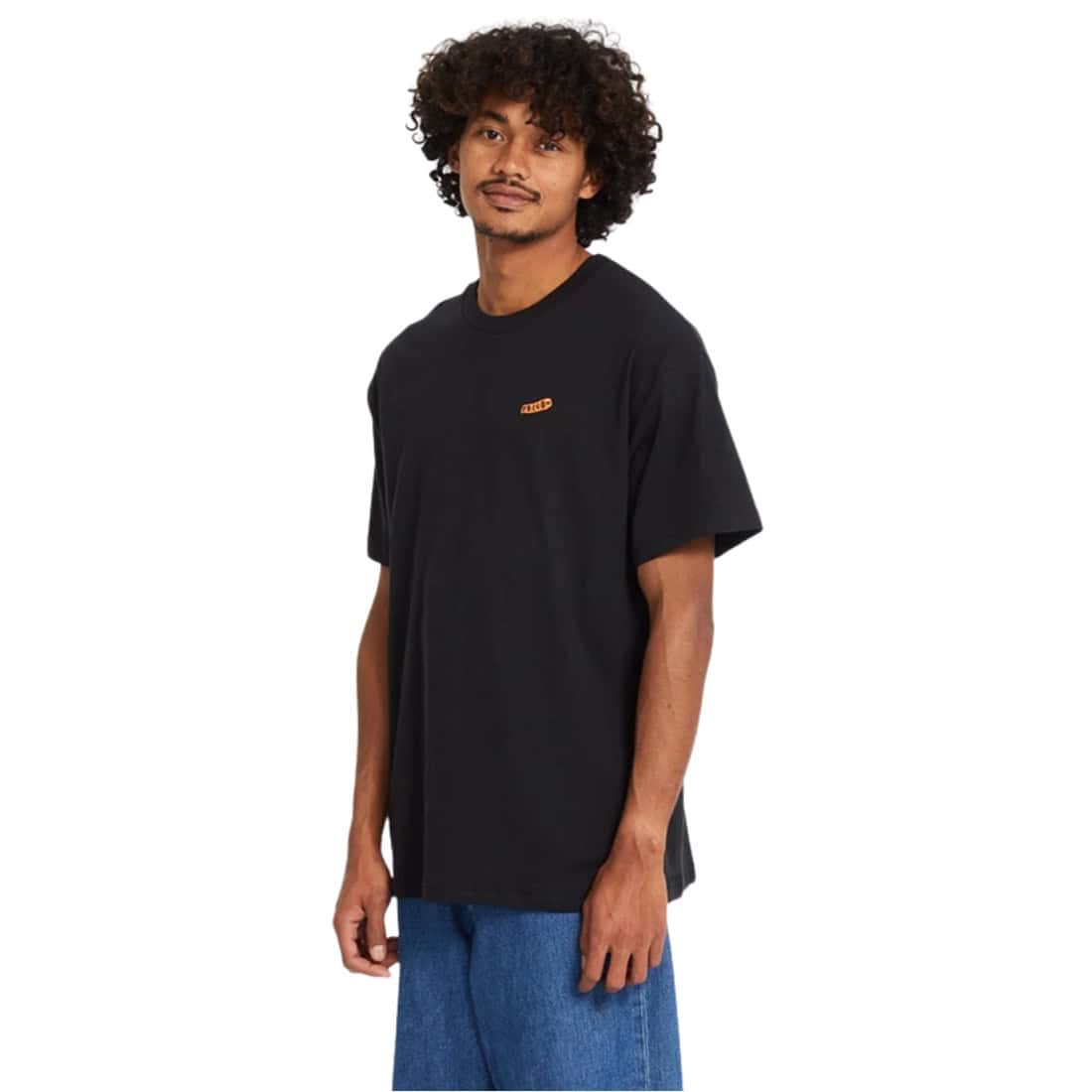 Volcom Pistol Stone Loose T-Shirt - Black SP26 - Mens Plain T-Shirt by Volcom