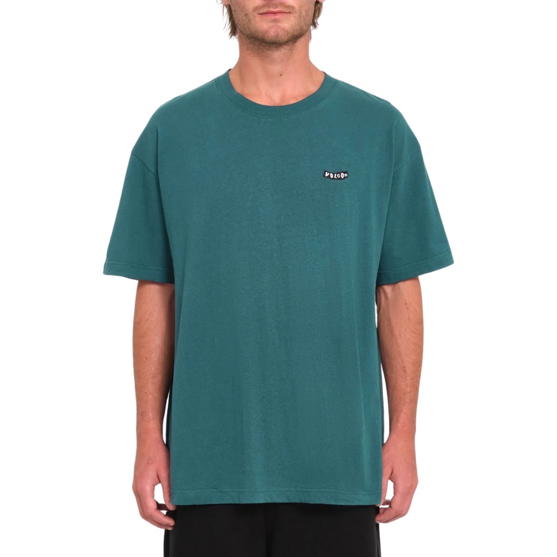 Volcom Pistol Stone Loose T-Shirt - Evergreen - Mens Skate Brand T-Shirt by Volcom