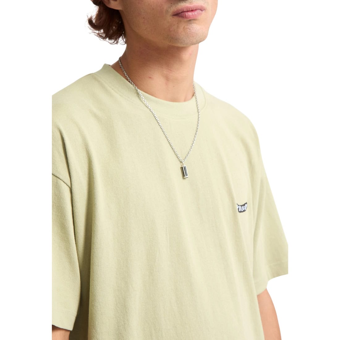 Volcom Pistol Stone Loose T-Shirt - Green Tea - Mens Plain T-Shirt by Volcom