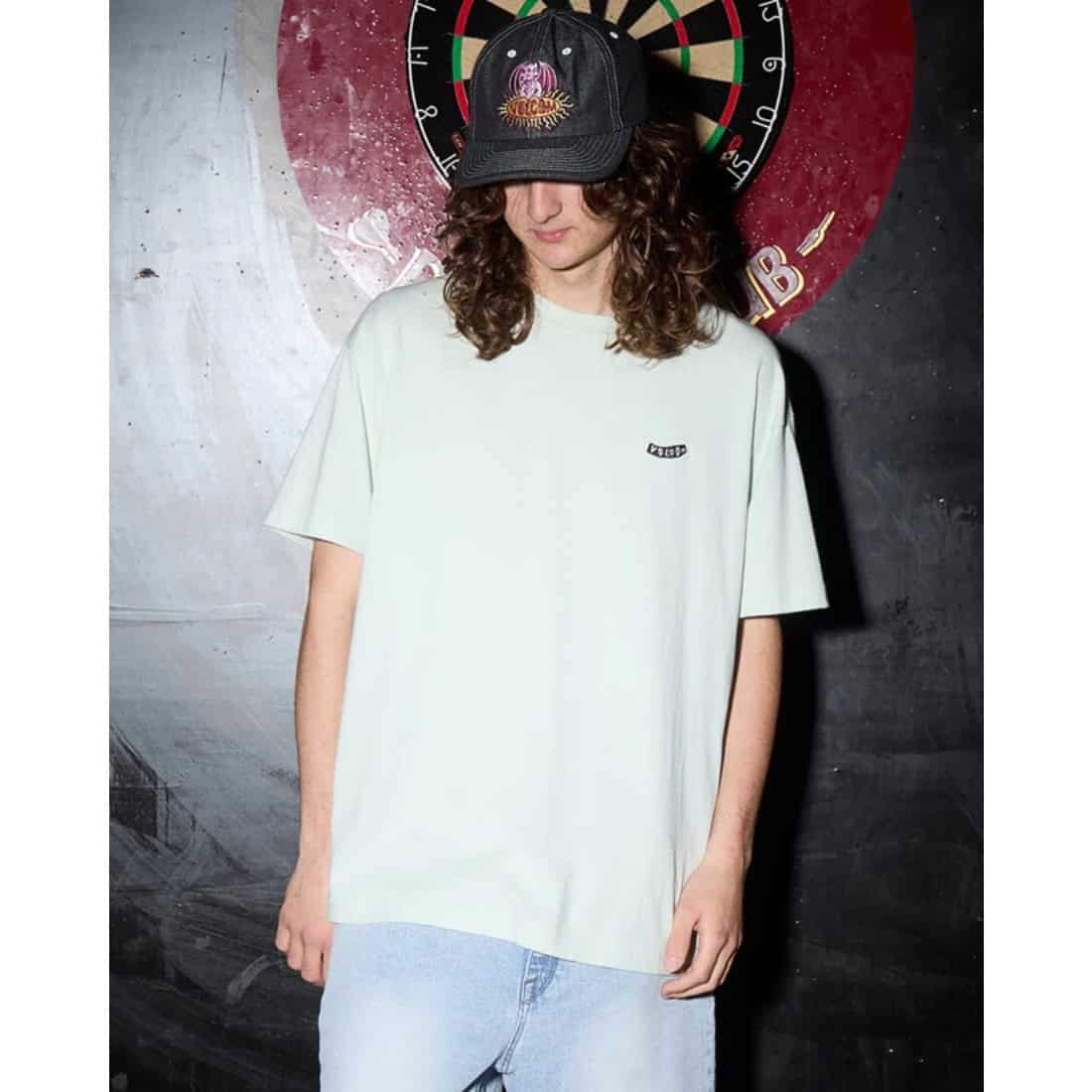 Volcom Pistol Stone Loose T-Shirt - Pale Aqua - Mens Plain T-Shirt by Volcom