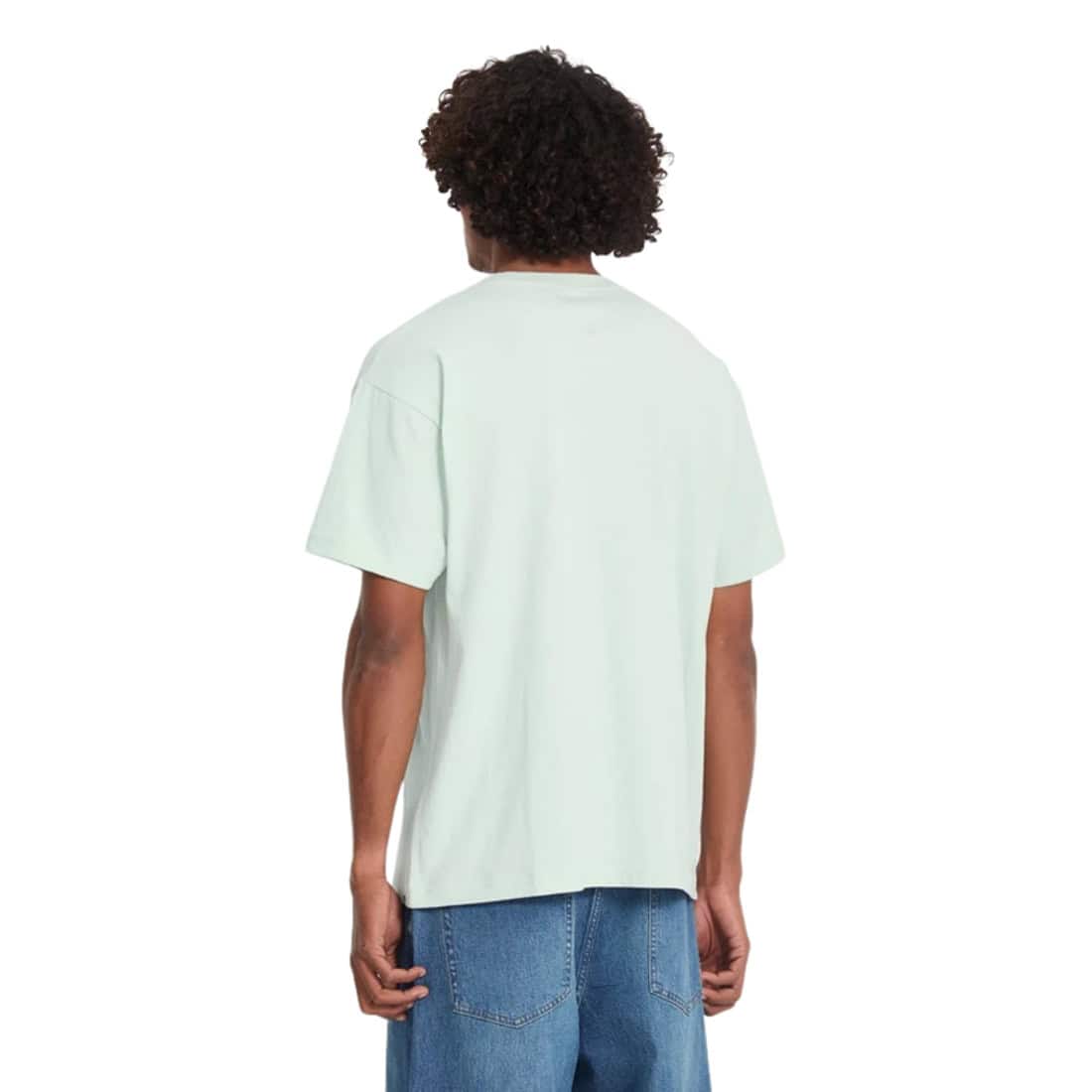 Volcom Pistol Stone Loose T-Shirt - Pale Aqua - Mens Plain T-Shirt by Volcom