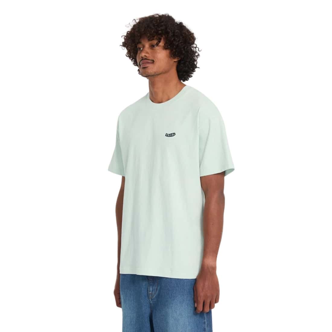 Volcom Pistol Stone Loose T-Shirt - Pale Aqua - Mens Plain T-Shirt by Volcom