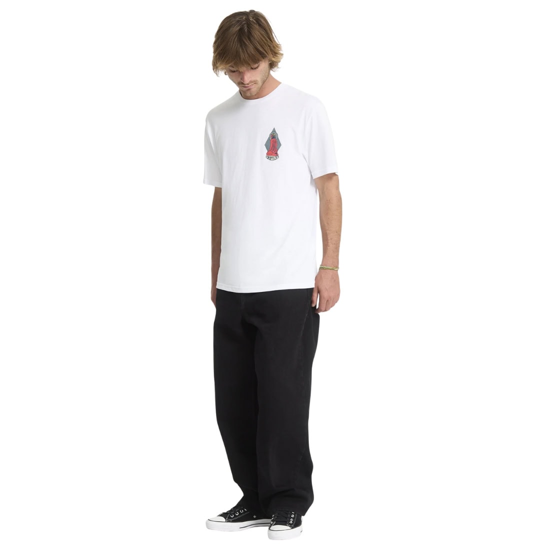 Volcom Psychback T-Shirt - White - Mens Graphic T-Shirt by Volcom