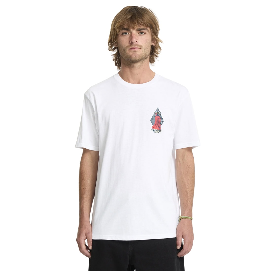 Volcom Psychback T-Shirt - White - Mens Graphic T-Shirt by Volcom