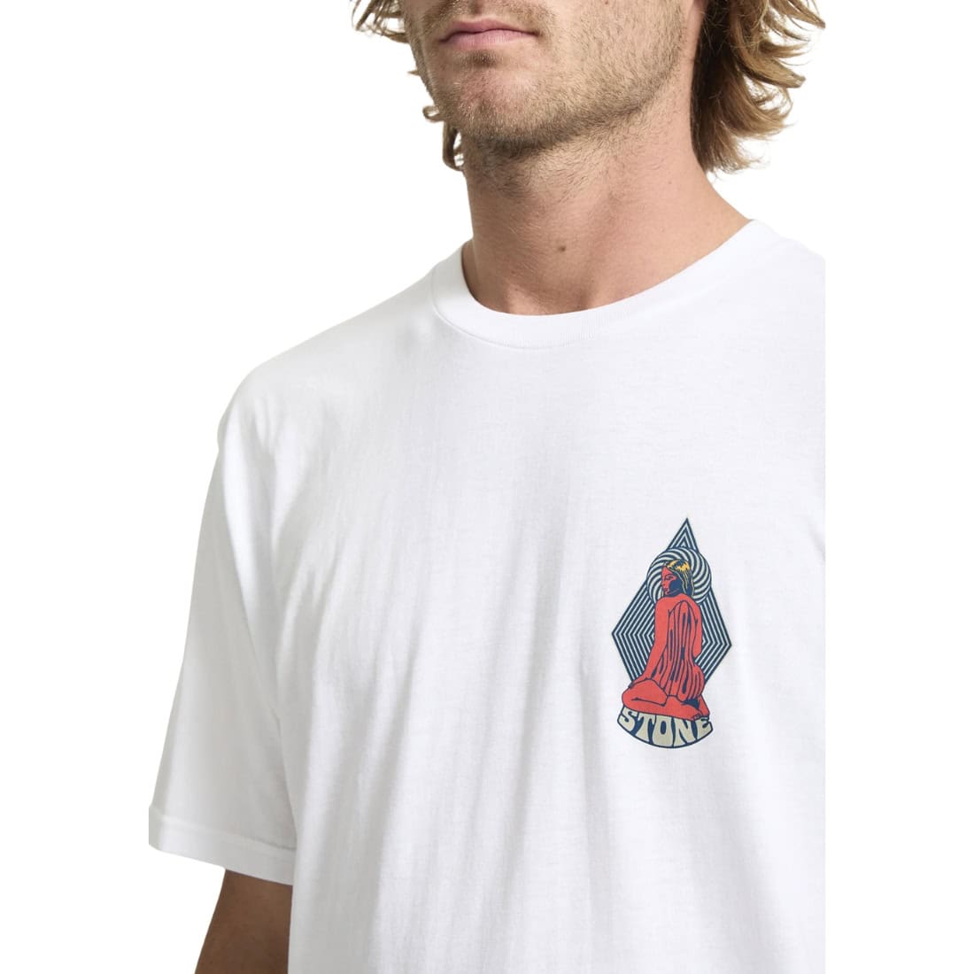 Volcom Psychback T-Shirt - White - Mens Graphic T-Shirt by Volcom