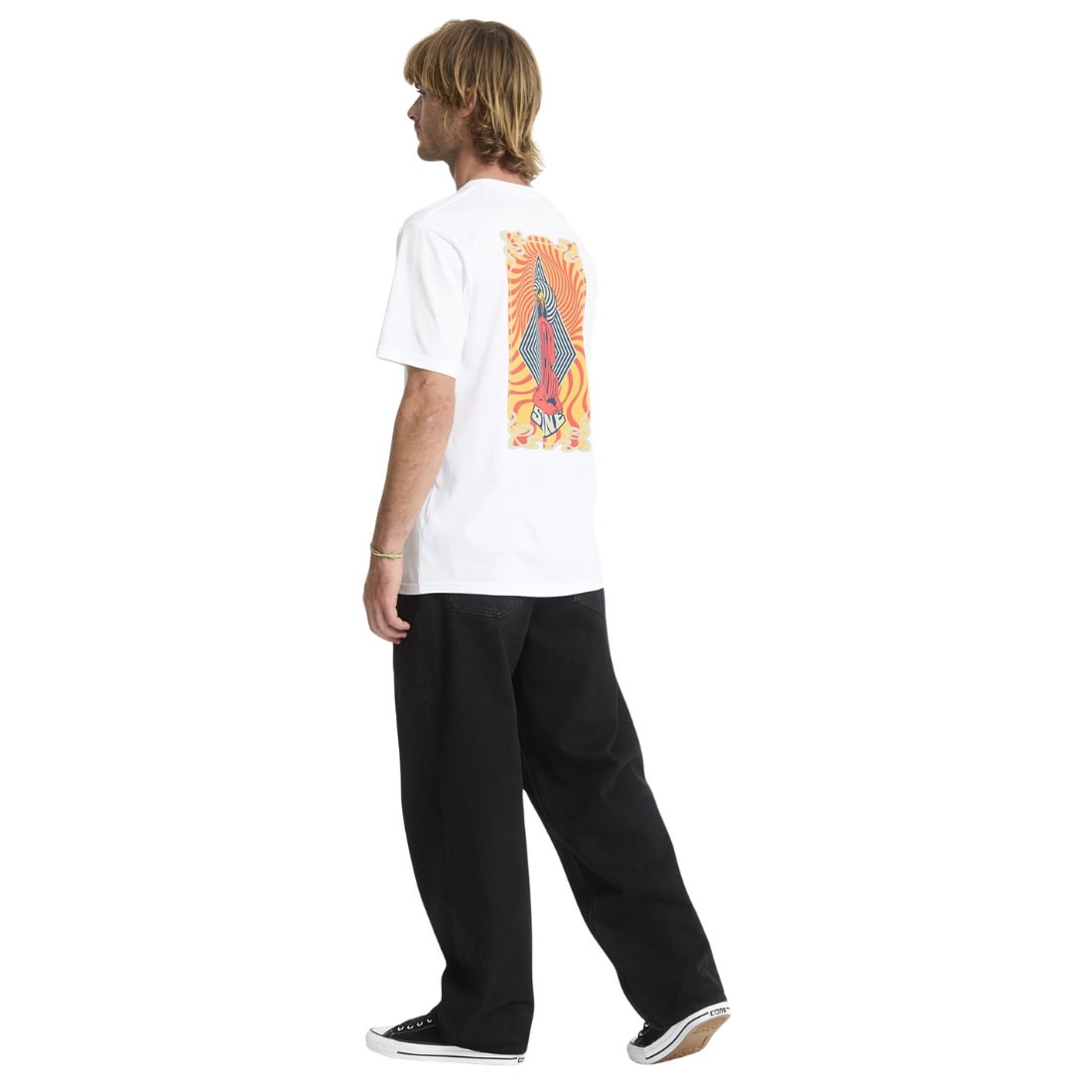 Volcom Psychback T-Shirt - White - Mens Graphic T-Shirt by Volcom