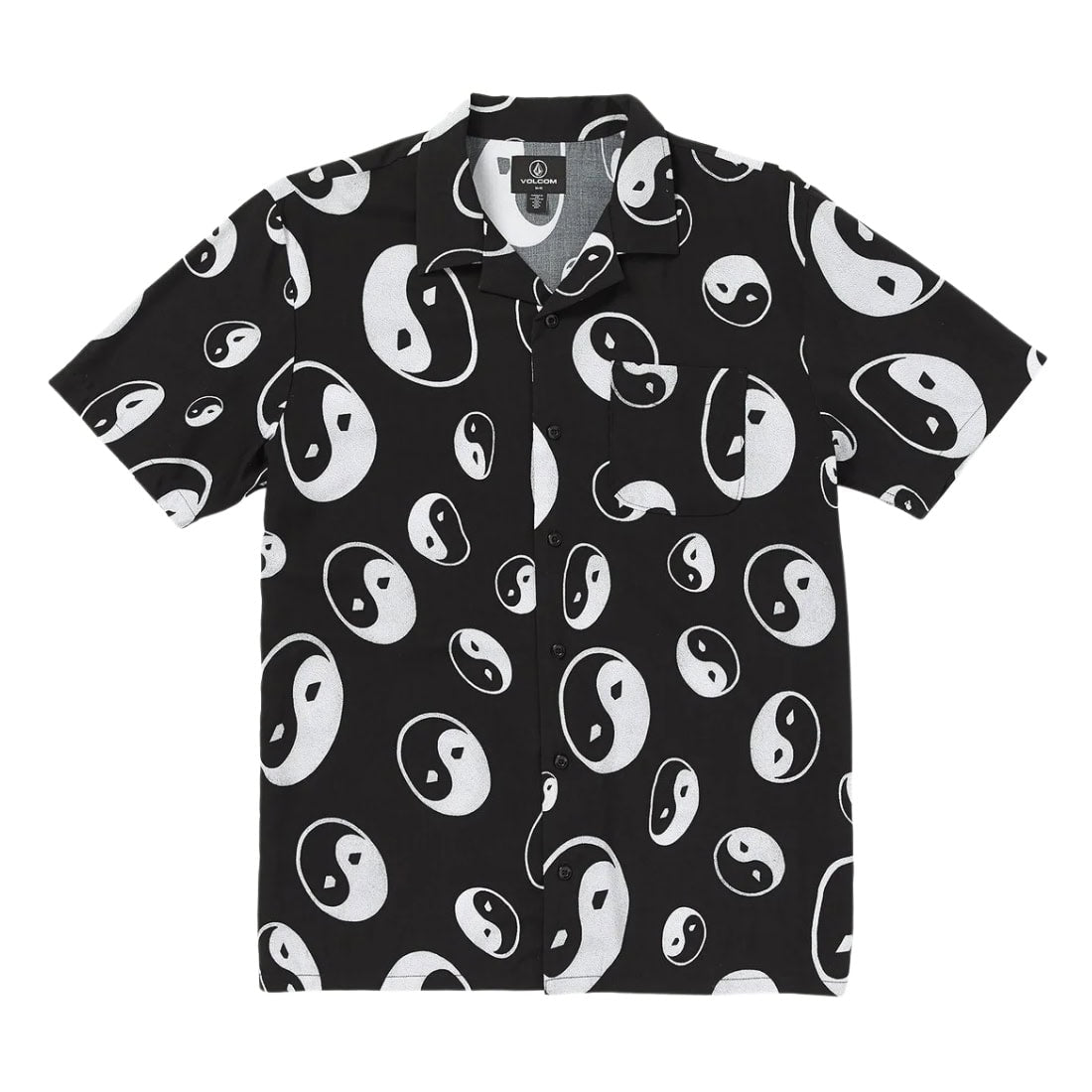 Volcom Purestone Shortsleeve Shirt - Black - Mens Casual Shirt by Volcom