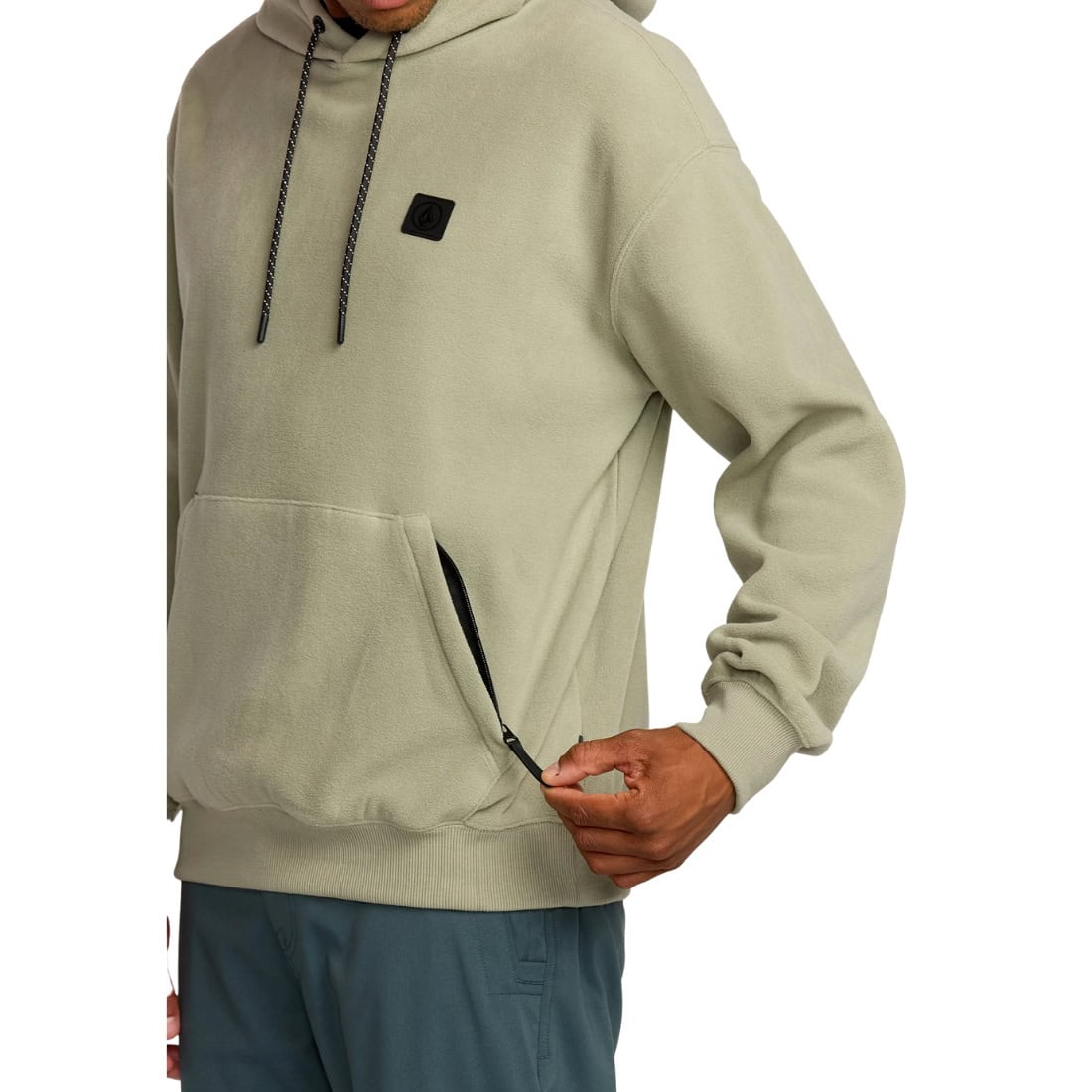 Volcom Second Trip Pullover Hoodie - Green Tea - Mens Pullover Hoodie by Volcom