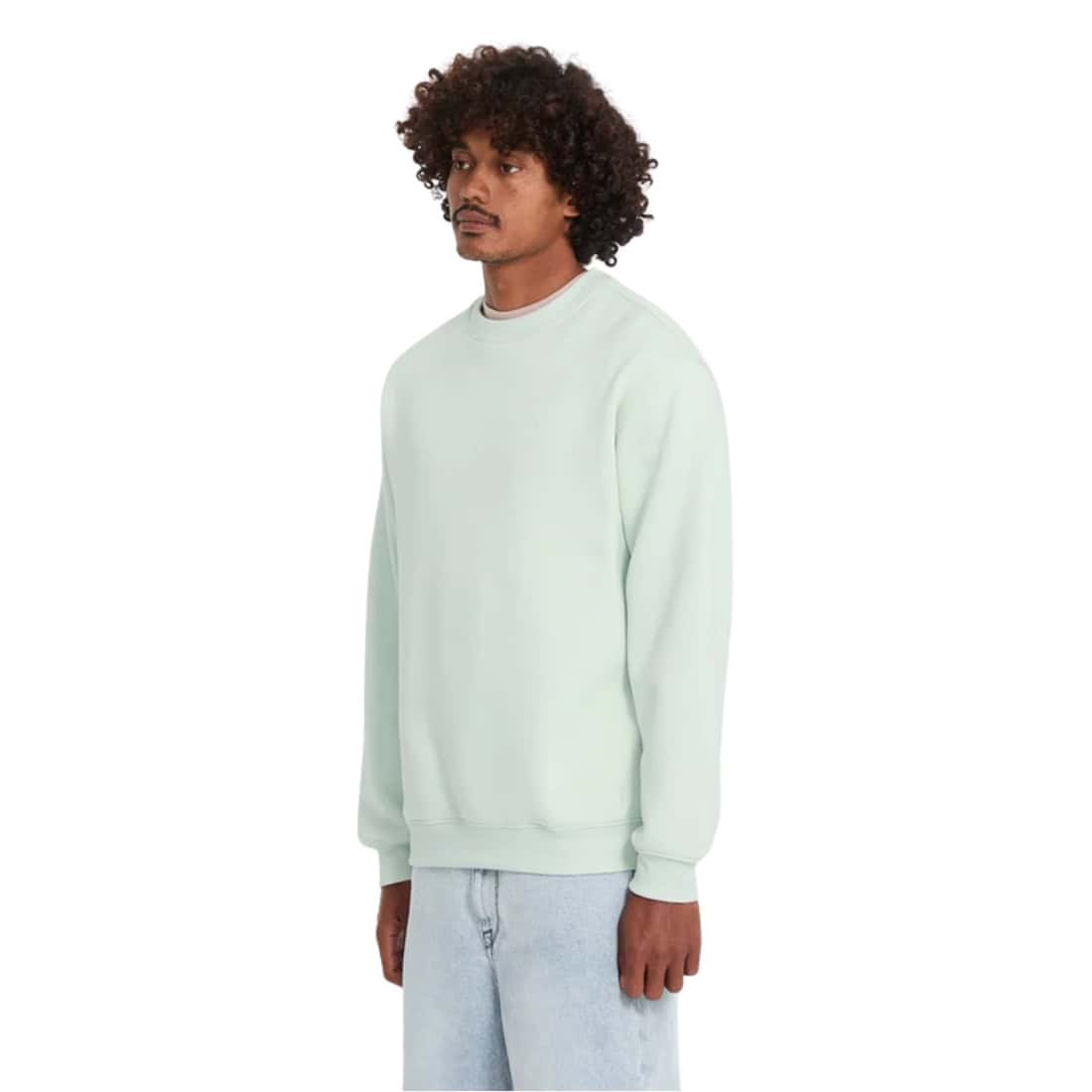 Volcom Single Stone Crew - Pale Aqua - Mens Crew Neck Sweatshirt by Volcom