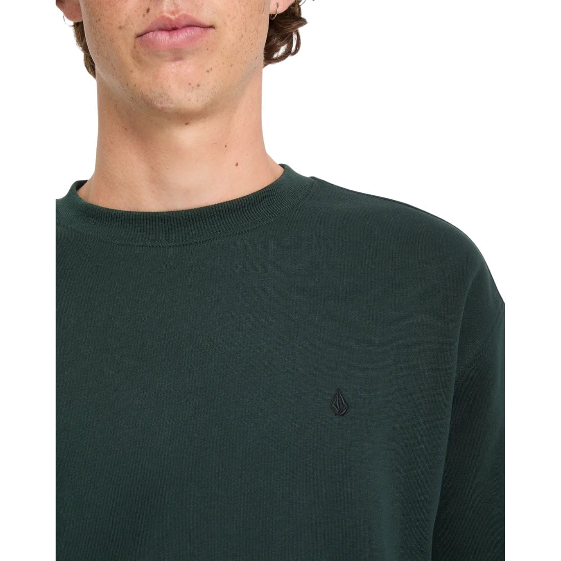 Volcom Single Stone Crew - Scarab - Mens Crew Neck Sweatshirt by Volcom