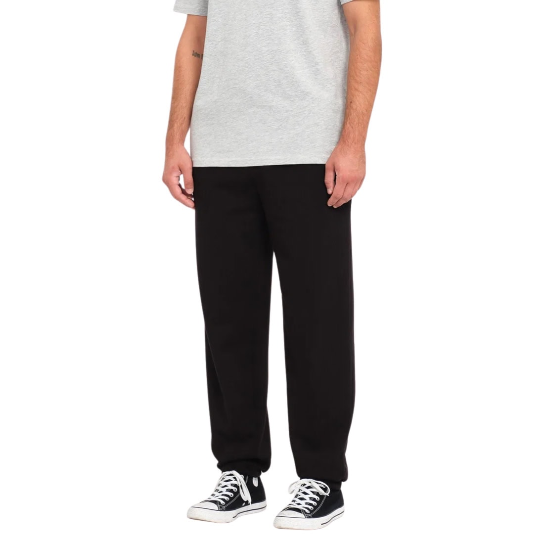 Volcom Single Stone Fleece Joggers - Black - Mens Joggers by Volcom