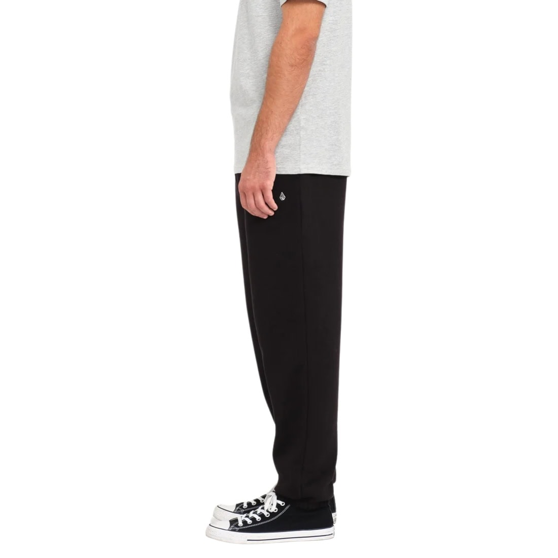 Volcom Single Stone Fleece Joggers - Black - Mens Joggers by Volcom