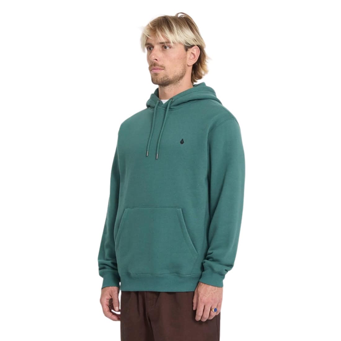 Volcom Single Stone Hoodie - Rifle Green - Mens Pullover Hoodie by Volcom