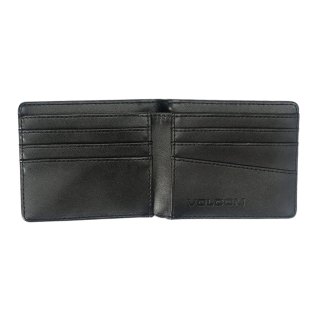 Volcom Single Stone Leather Wallet - Black - Mens Wallet by Volcom