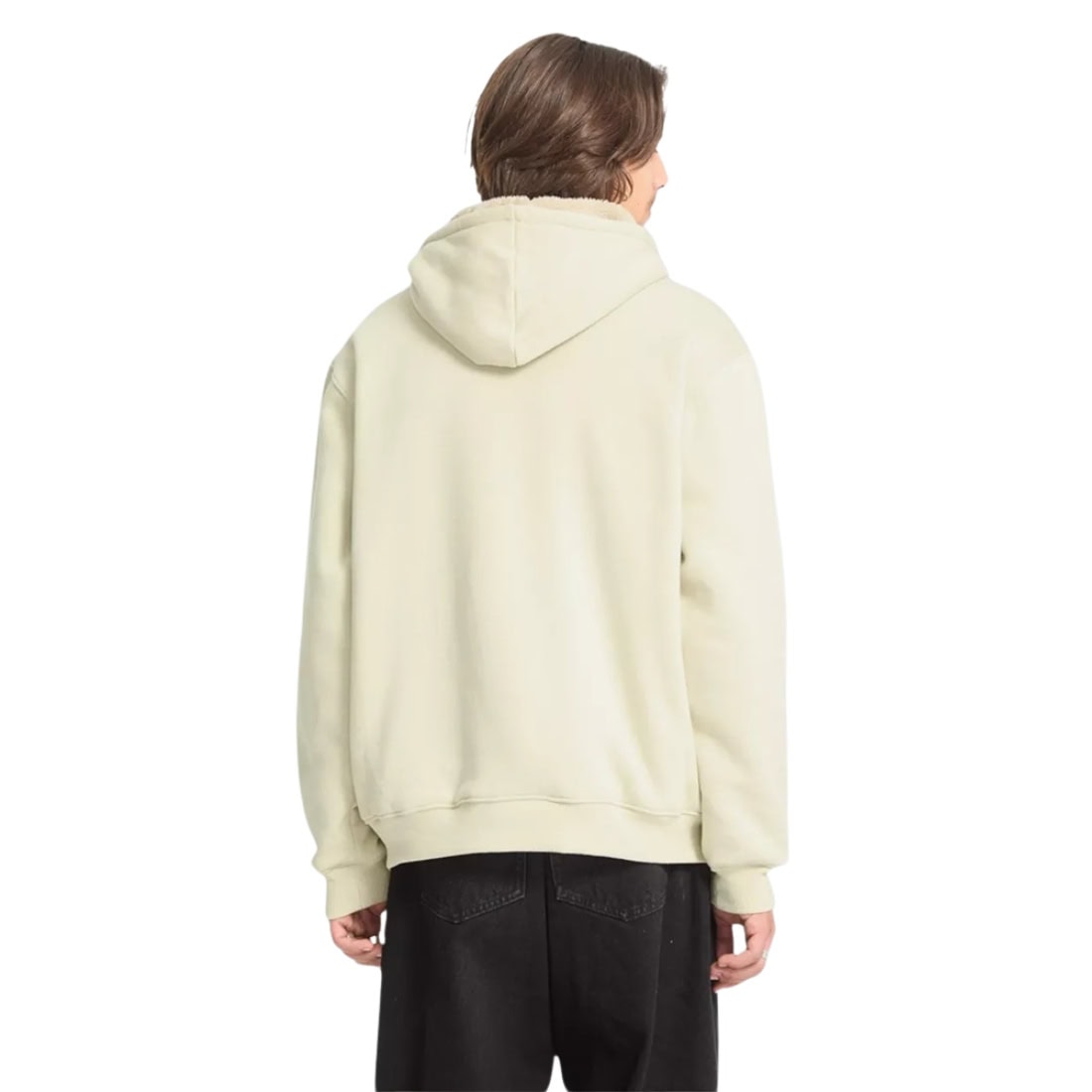 Volcom Single Stone Lined Zip Hood - Light Beige - Mens Zip Up Hoodie by Volcom