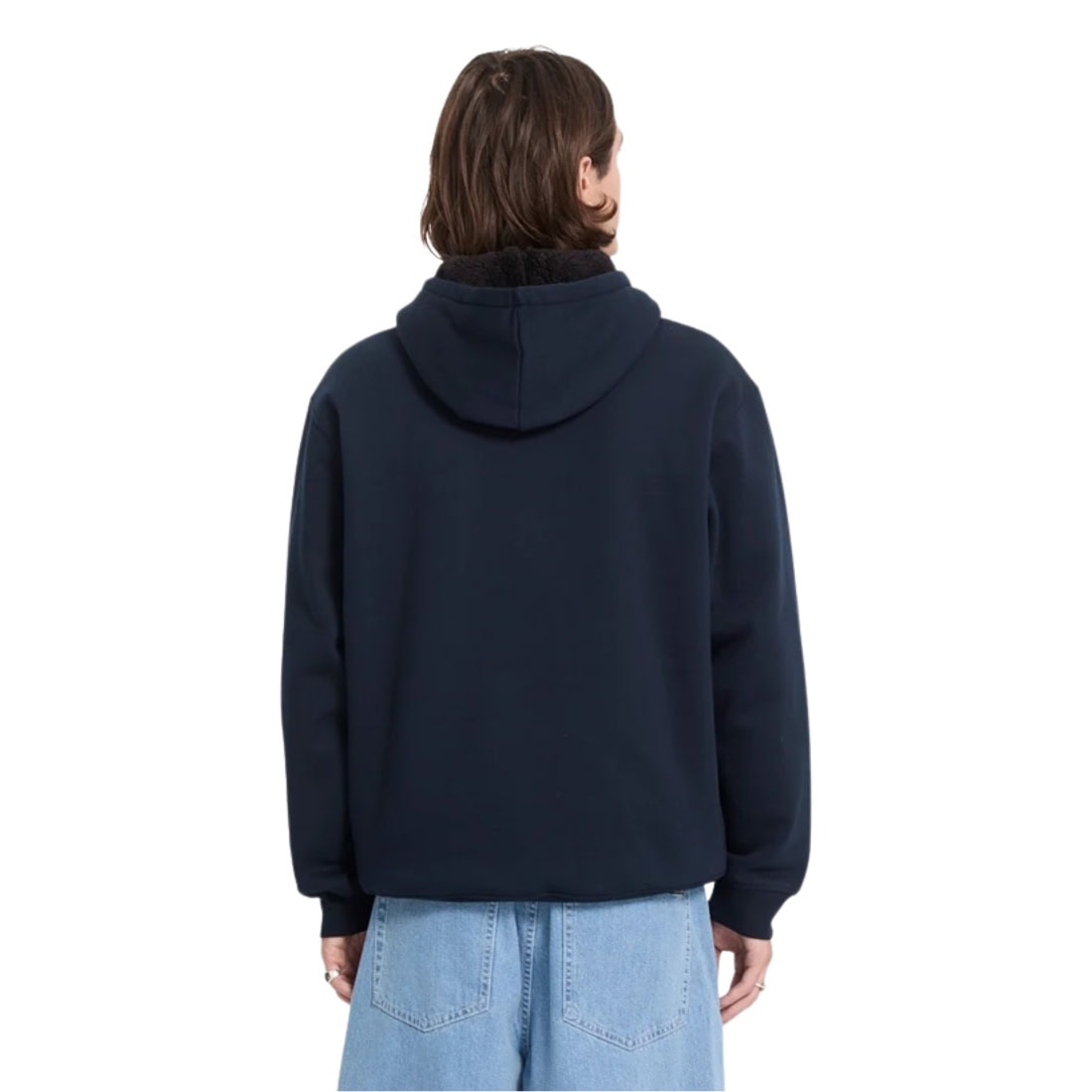 Volcom Single Stone Lined Zip - Marine - Mens Zip Up Hoodie by Volcom
